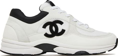 chanel sneakers zwart witte zool|Chanel shoes.